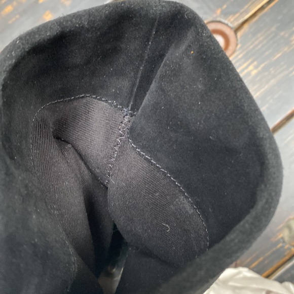 Coach black monogram jacquard Maisy rope tie lace up wedge winter boots Size 8 - Picture 15 of 16